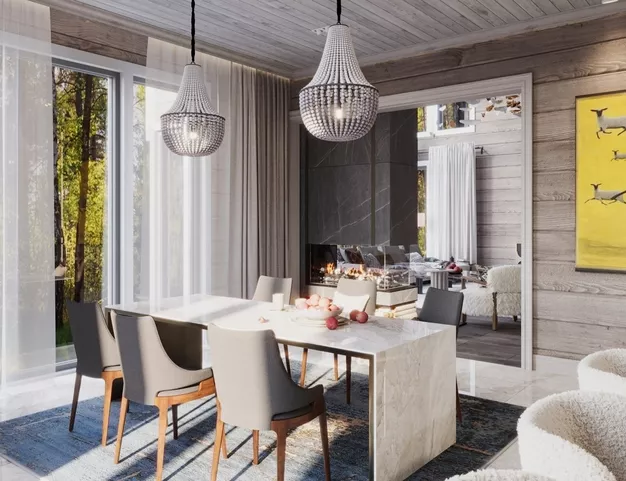 дом  в КП Залесье, 88 км от МКАД