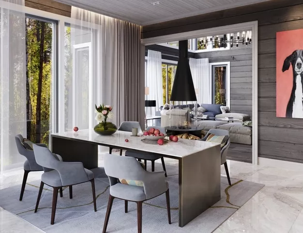 дом  в КП Залесье, 88 км от МКАД