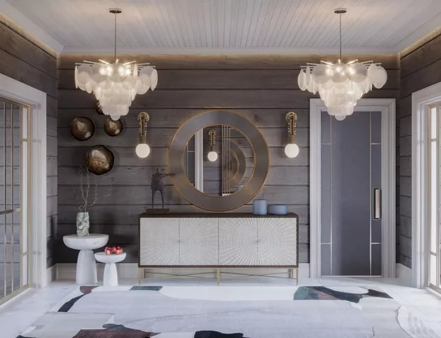 дом  в КП Залесье, 88 км от МКАД