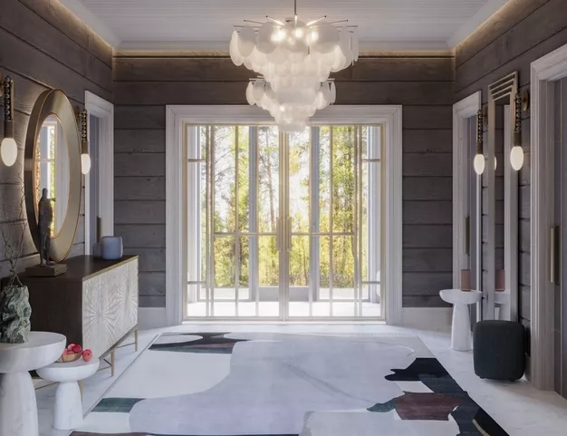 дом  в КП Залесье, 88 км от МКАД