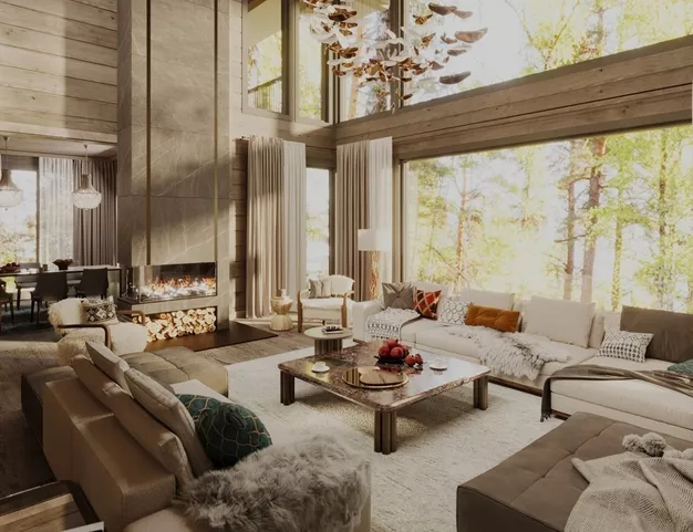 дом  в КП Залесье, 88 км от МКАД